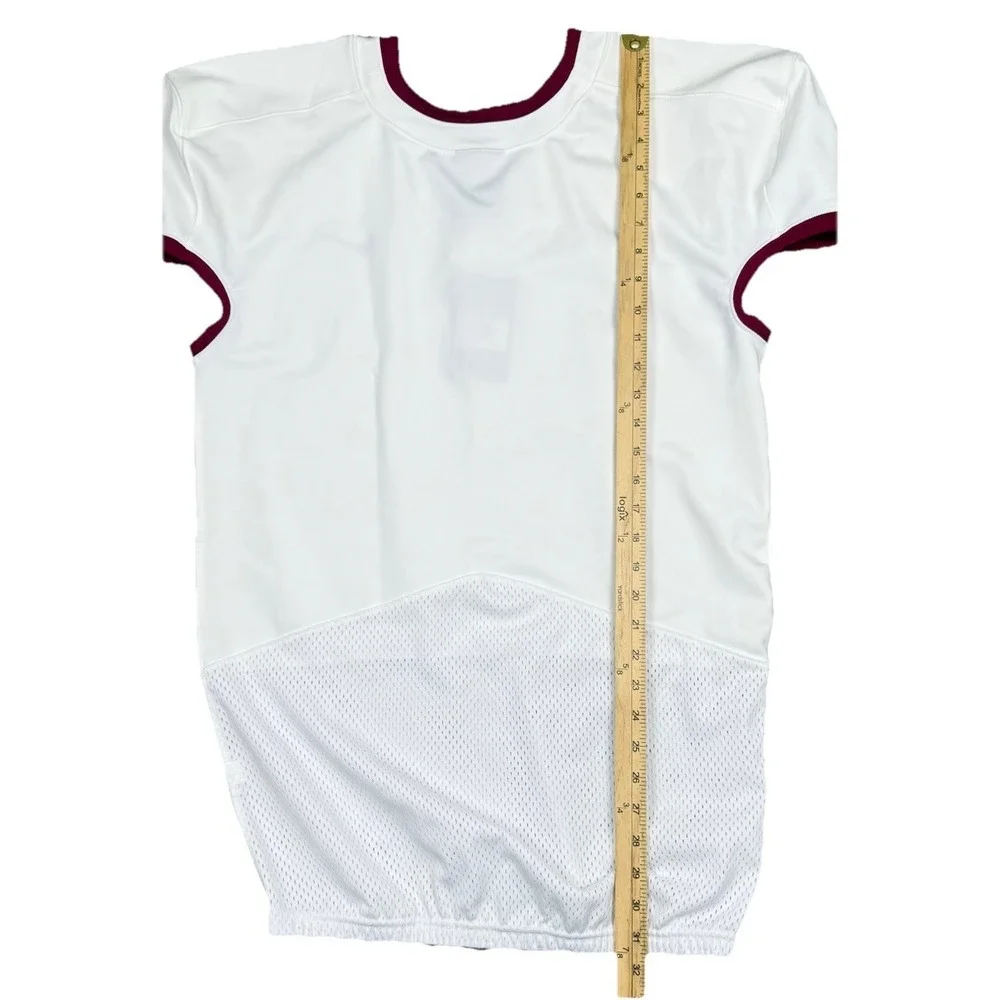 Nike Team Vapor Untouchable‎ Jersey Men's XL White Maroon Vented AO4800 NWT